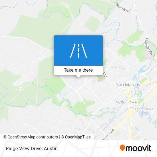 Mapa de Ridge View Drive
