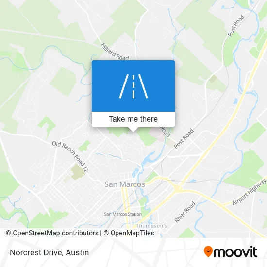 Norcrest Drive map