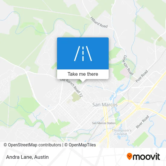 Andra Lane map