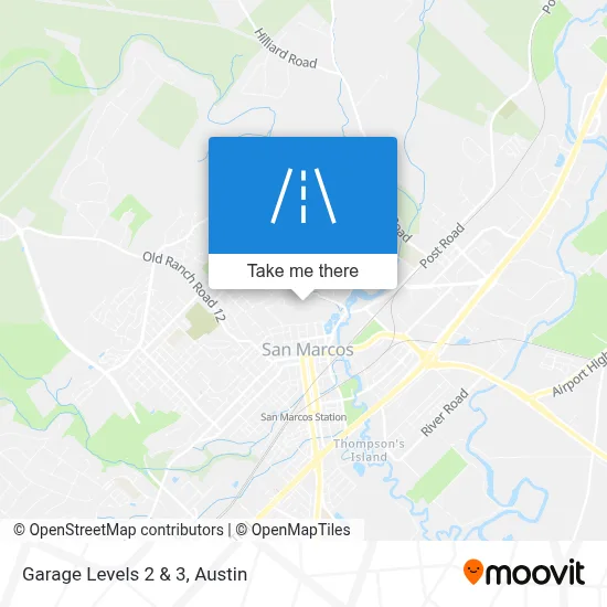 Garage Levels 2 & 3 map