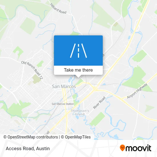 Access Road map