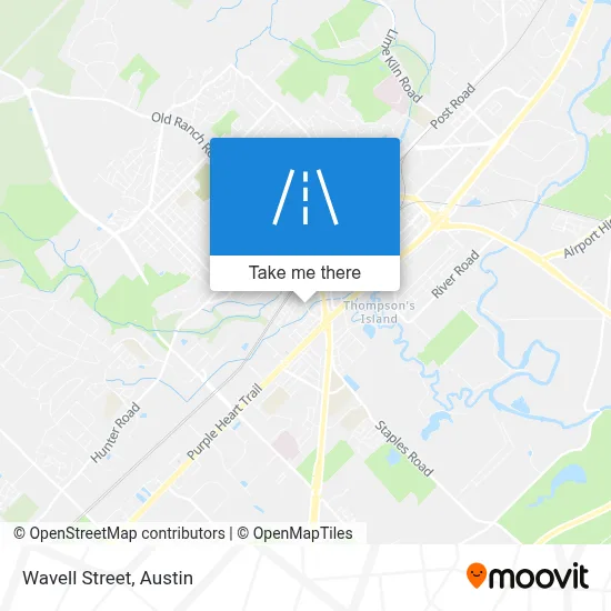 Wavell Street map