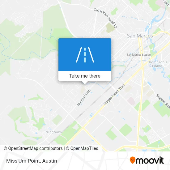 Miss'Um Point map