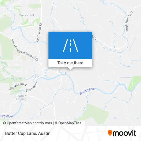 Butter Cup Lane map