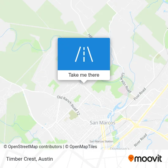 Timber Crest map