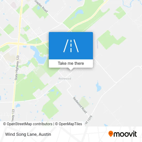 Wind Song Lane map
