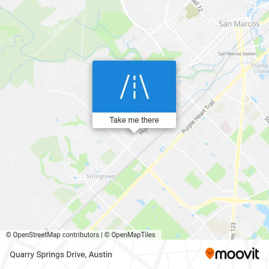 Quarry Springs Drive map