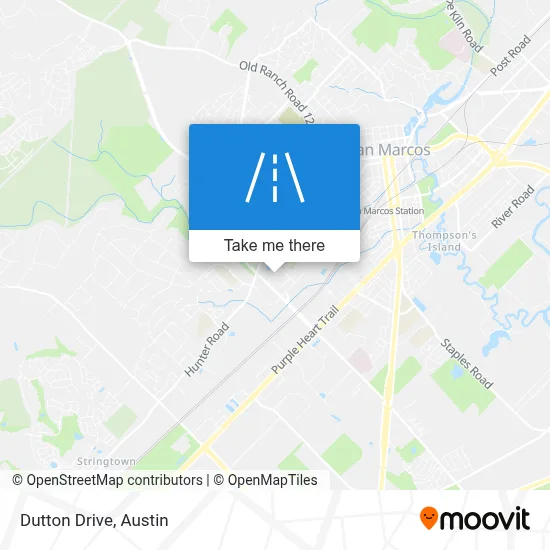 Dutton Drive map