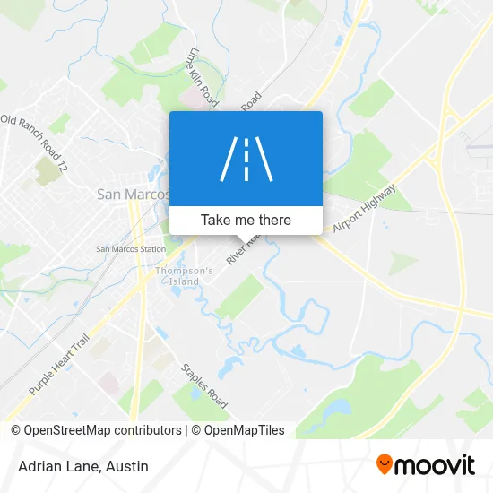 Adrian Lane map