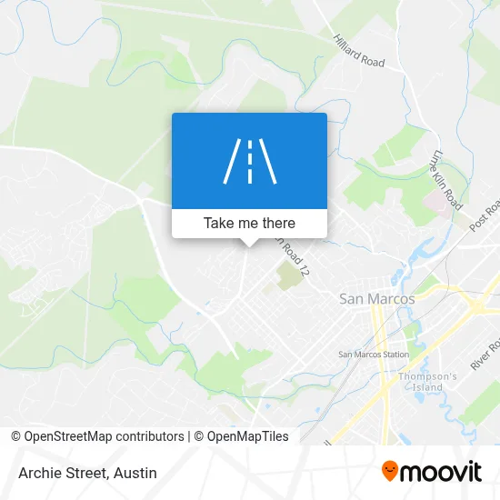 Archie Street map