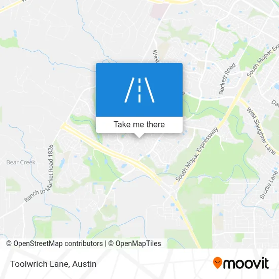 Toolwrich Lane map