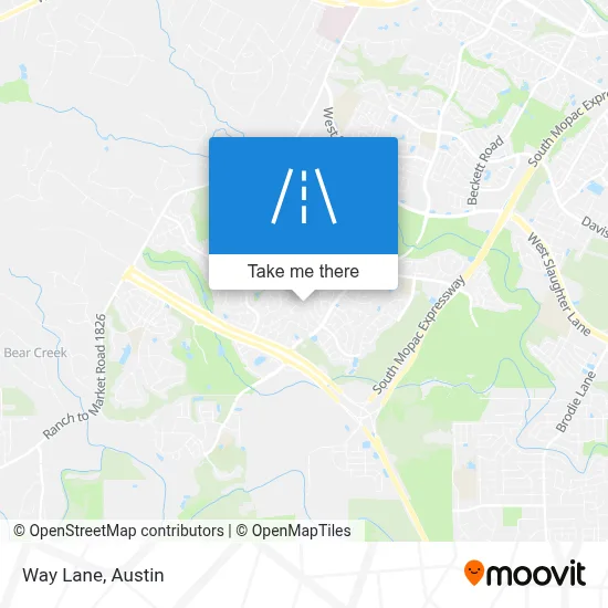 Way Lane map