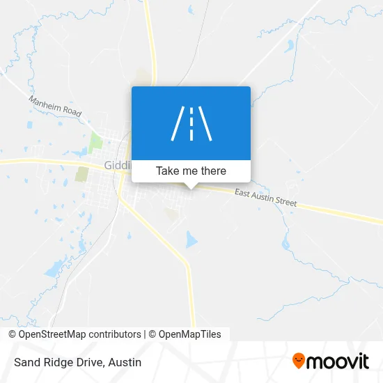 Sand Ridge Drive map