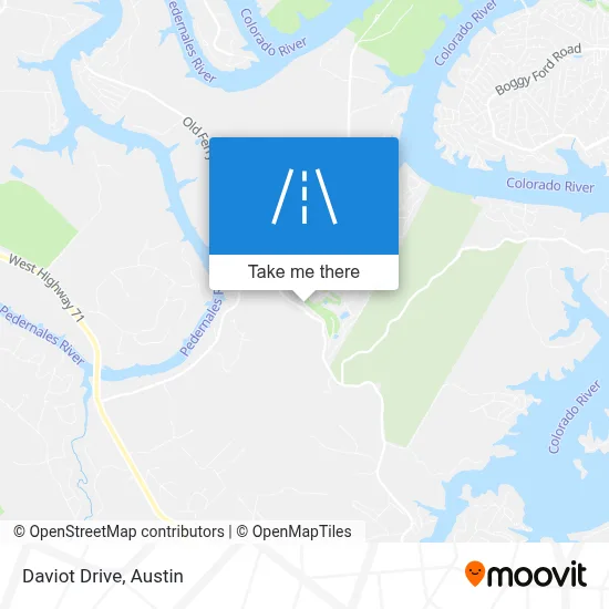 Daviot Drive map