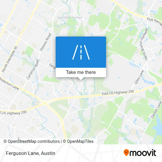 Ferguson Lane map