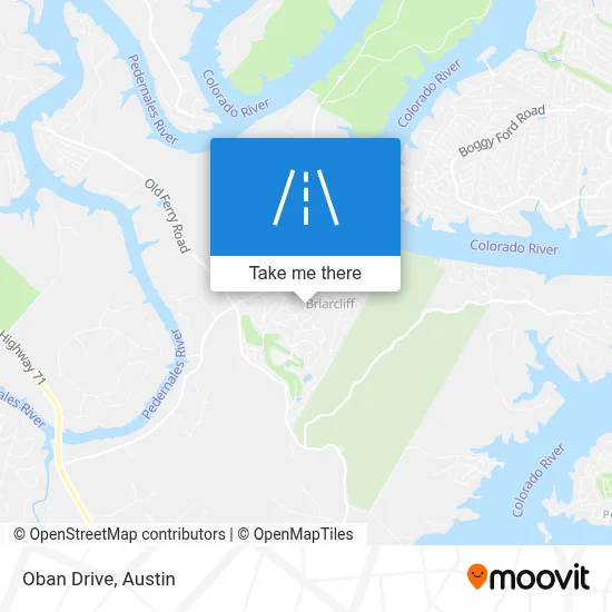 Oban Drive map