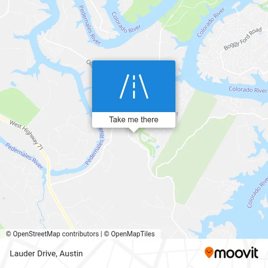 Lauder Drive map