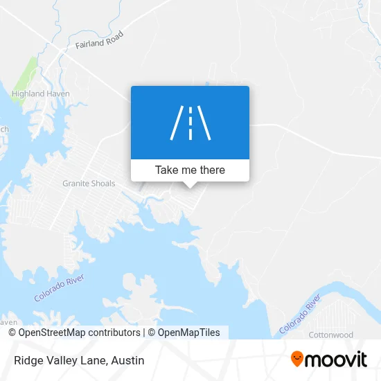 Mapa de Ridge Valley Lane