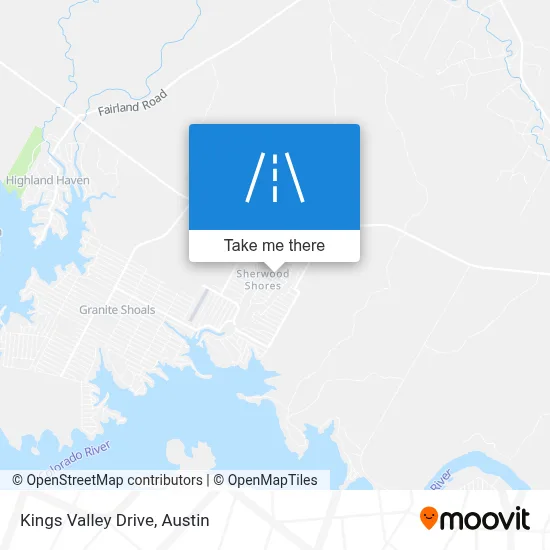 Kings Valley Drive map