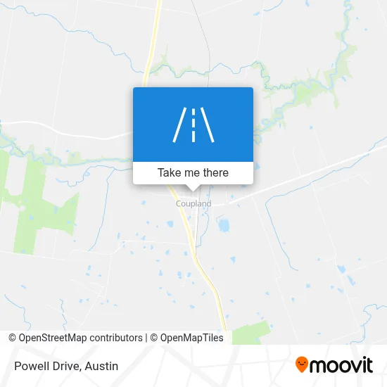 Powell Drive map