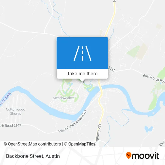 Backbone Street map