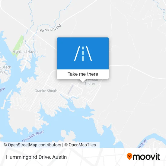 Hummingbird Drive map