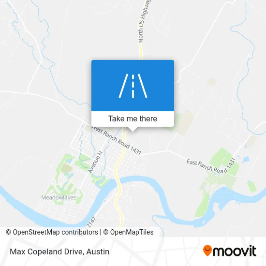 Max Copeland Drive map