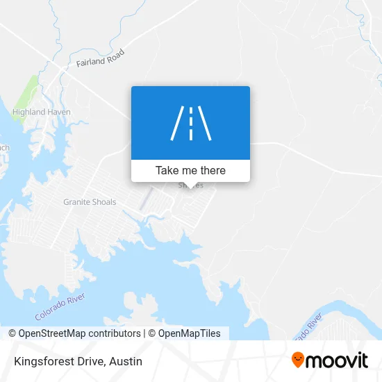 Kingsforest Drive map