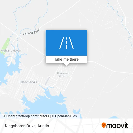Kingshores Drive map