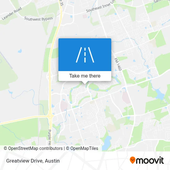 Greatview Drive map