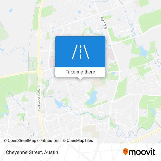 Cheyenne Street map