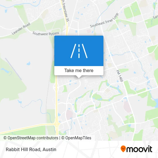 Rabbit Hill Road map