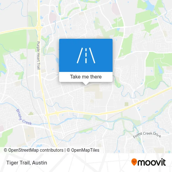 Tiger Trail map