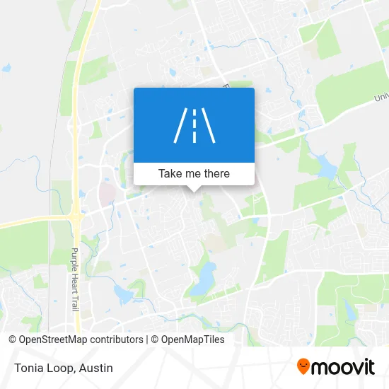 Tonia Loop map