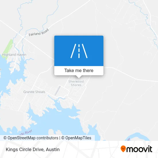 Kings Circle Drive map