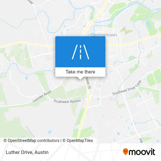 Luther Drive map