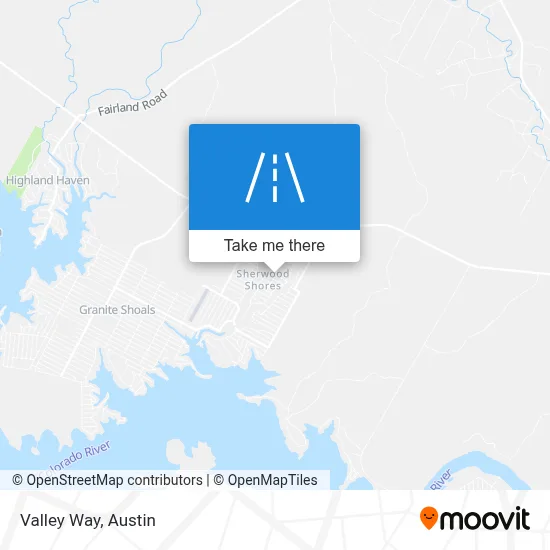 Valley Way map