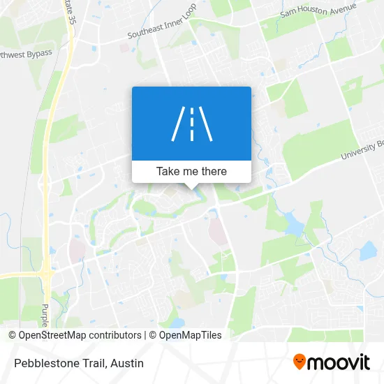Pebblestone Trail map