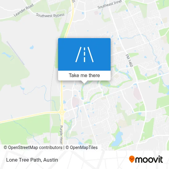Lone Tree Path map