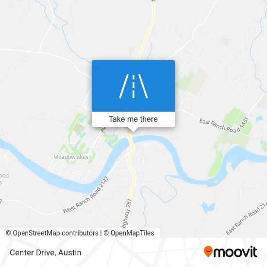 Center Drive map