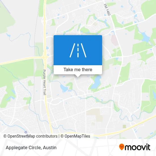 Applegate Circle map