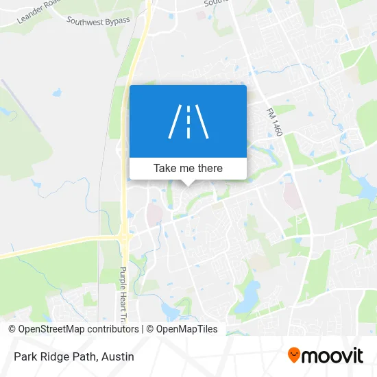 Park Ridge Path map