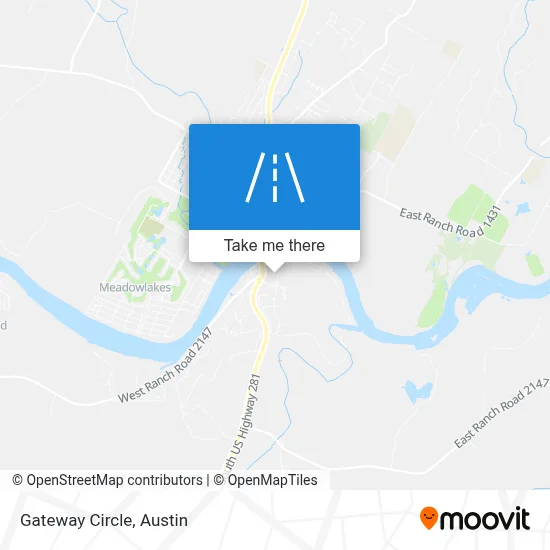 Gateway Circle map
