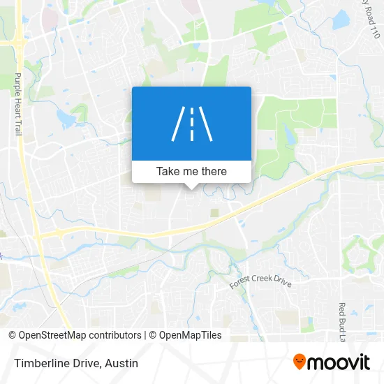 Timberline Drive map