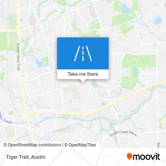 Tiger Trail map