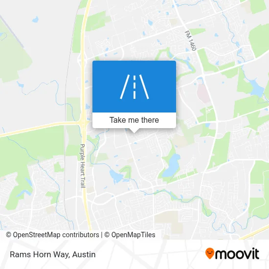 Rams Horn Way map