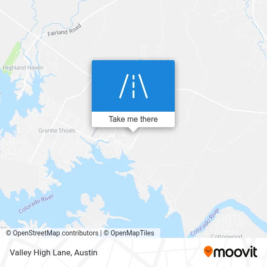 Valley High Lane map