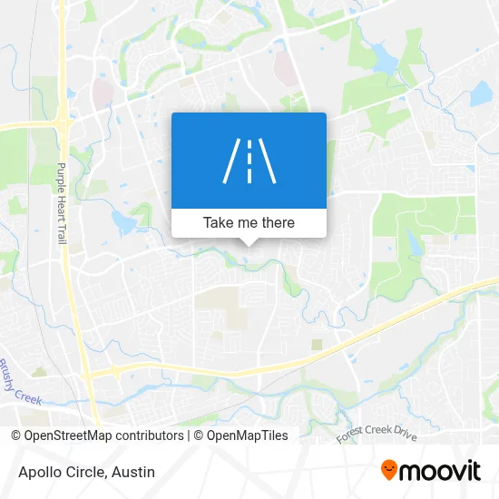 Apollo Circle map