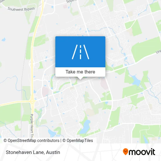 Stonehaven Lane map