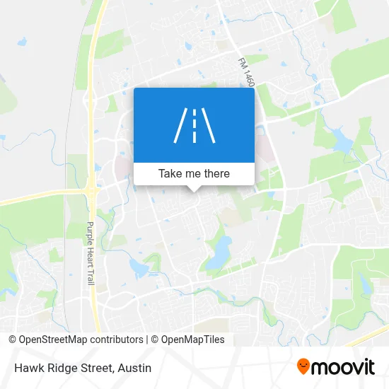 Hawk Ridge Street map